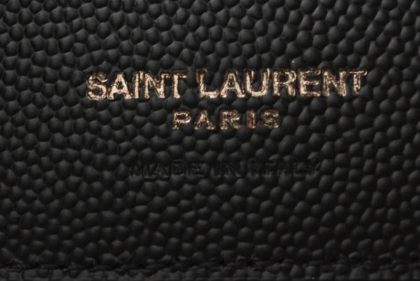 ysl 20 009 7 Saint Laurent Money Clip Wallet Bill Clip Wallet Black