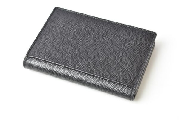 ysl 201115 195 9 4 Saint Laurent Coin Case Card Case Black