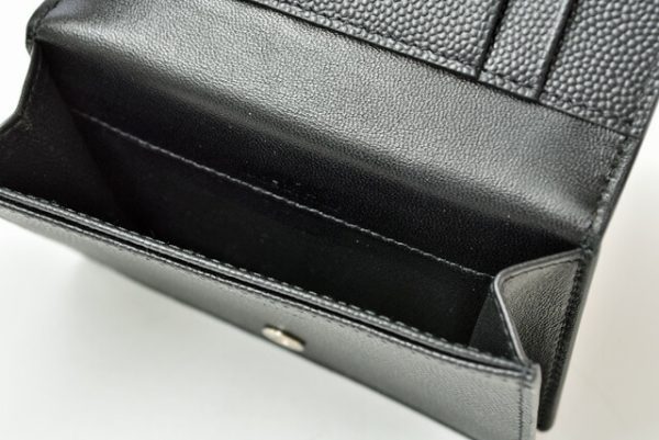 ysl 201115 195 9 8 Saint Laurent Coin Case Card Case Black