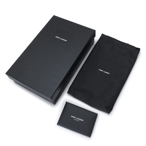 ysl lwallet box Saint Laurent Long Wallet Cassandra Quilted Black