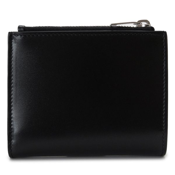 ysl5757260sx0e 2 Saint Laurent Folding Wallet Wallet YSL Monogram Black