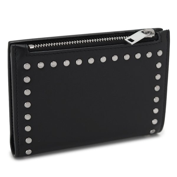 yslbifoldwallet 2 Saint Laurent Coin Case Black