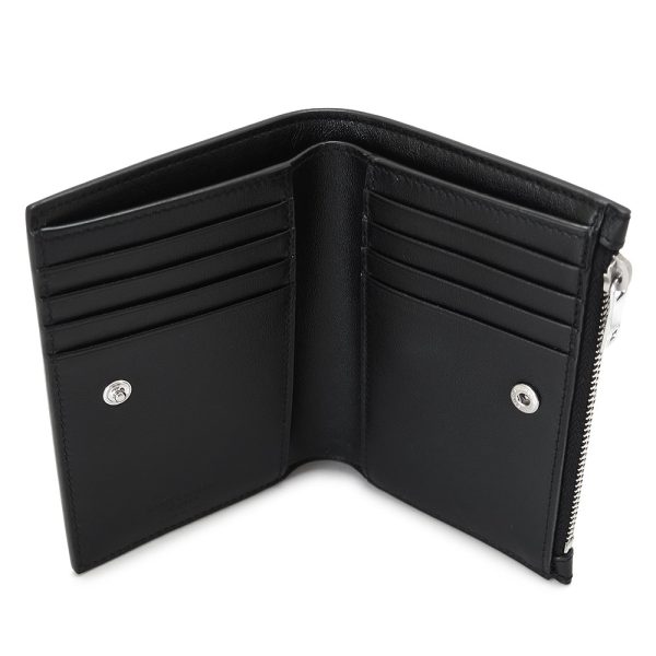 yslbifoldwallet 3 Saint Laurent Coin Case Black