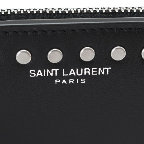 yslbifoldwallet 5 Saint Laurent Coin Case Black