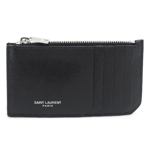 yslcardholder Saint Laurent Card Case Coin Case Coin Wallet Black