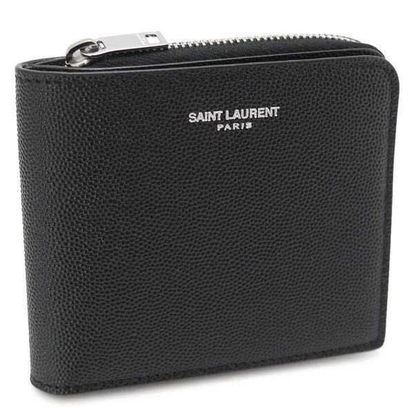 yslewwallet Saint Laurent Bi FWallet Black