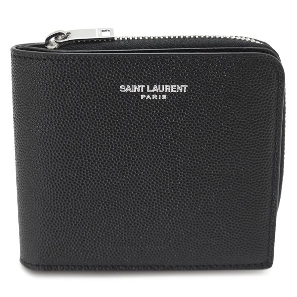 yslewwallet 1 Saint Laurent Bi FWallet Black