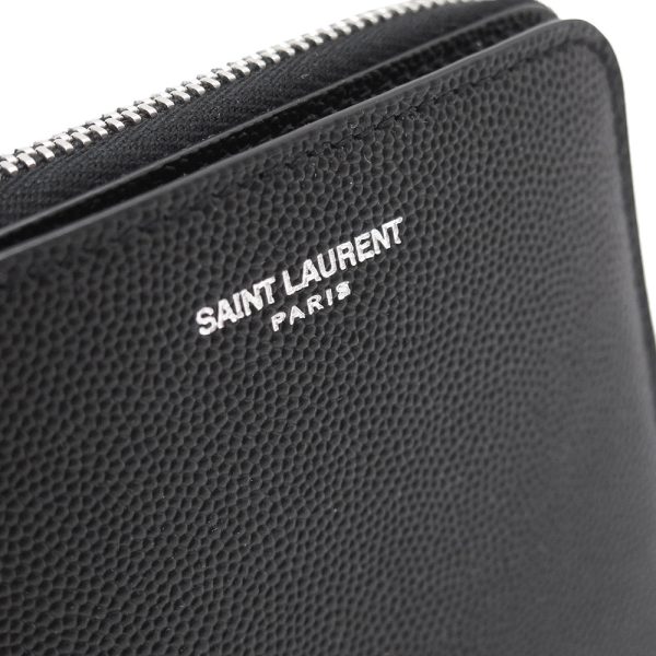 yslewwallet 6 Saint Laurent Bi FWallet Black