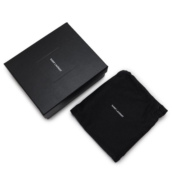 yslewwallet 7 Saint Laurent Bi FWallet Black