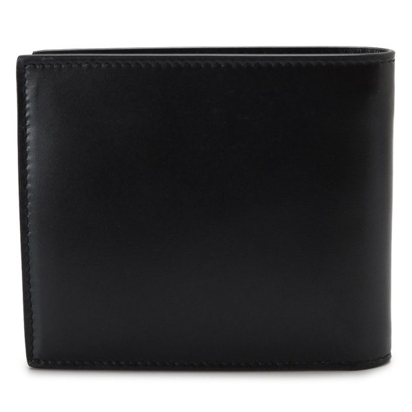 yslmenswallet 2 Saint Laurent Bi FWallet Monogram Black