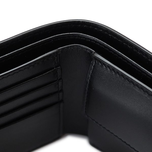 yslmenswallet 5 Saint Laurent Bi FWallet Monogram Black