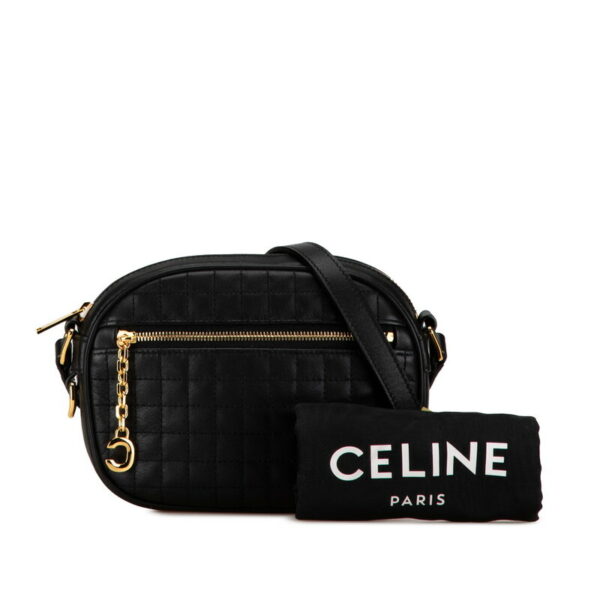 0ss3a258g4aalfey 10 Celine C Charm Small Shoulder Bag Black