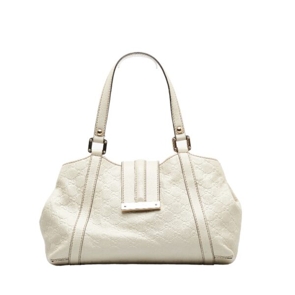 1 0109867 1 Gucci Guccisima Tote Bag White