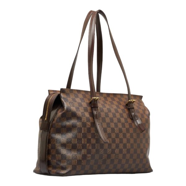 1 0118673 2 Louis Vuitton Damier Chelsea Shoulder Bag Brown