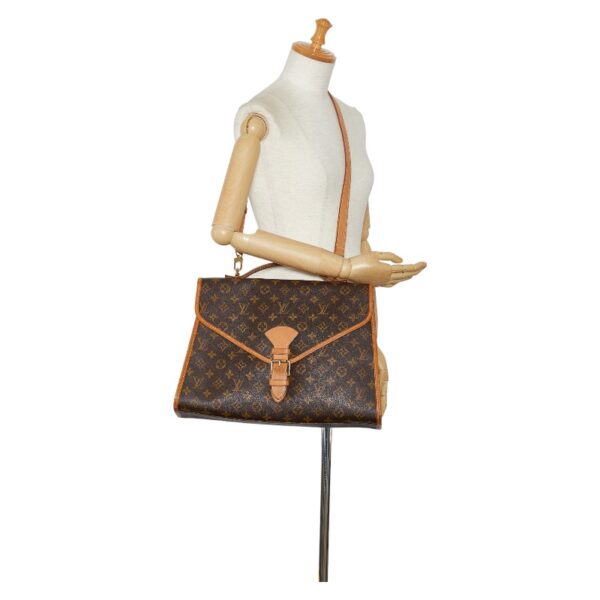 1 0119552 11 Louis Vuitton Monogram Beverly Bag Brown