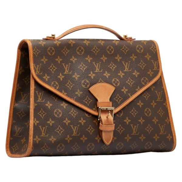 1 0119552 3 Louis Vuitton Monogram Beverly Bag Brown