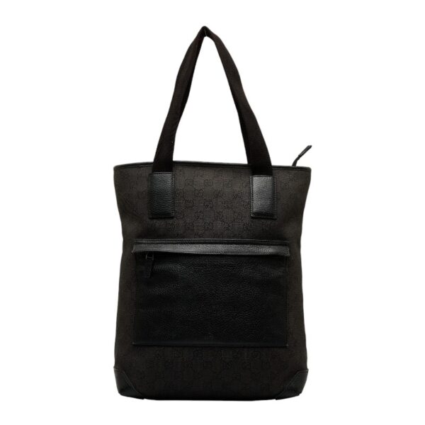 1 0125538 1 Gucci GG Tote Bag Black