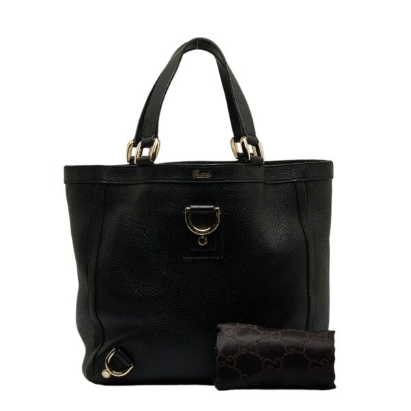 1 0125546 10 Gucci Abbey Tote Bag Black