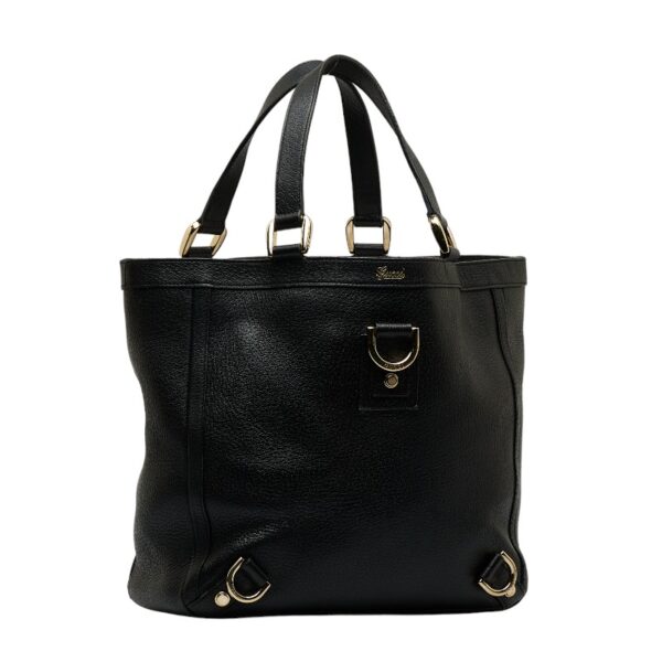 1 0125546 2 Gucci Abbey Tote Bag Black