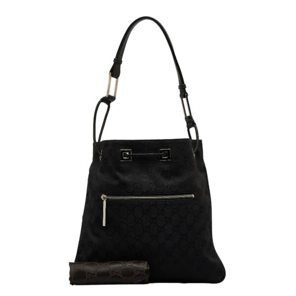 1 0127945 9 Gucci GG One Shoulder Bag Black