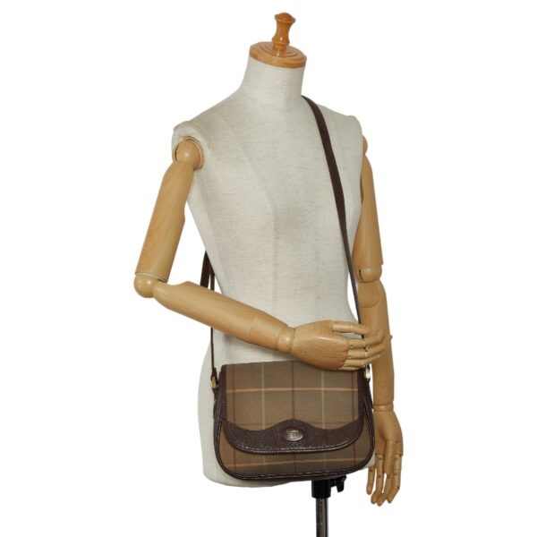 1 0130855 13 Burberry Check Crossbody Shoulder Bag Beige