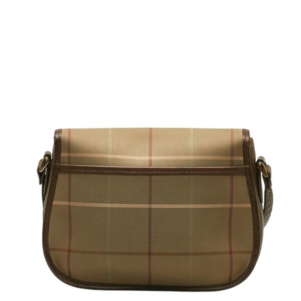 1 0130855 3 Burberry Check Crossbody Shoulder Bag Beige