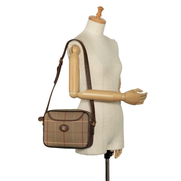 1 0130907 10 Burberry Horse Crossbody Shoulder Bag Khaki Brown