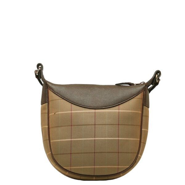 1 0136806 3 Burberry Check Crossbody Shoulder Bag Khaki Brown