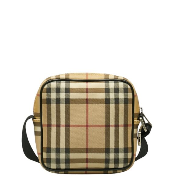 1 0136894 3 Burberry Nova Check Crossbody Shoulder Bag Beige