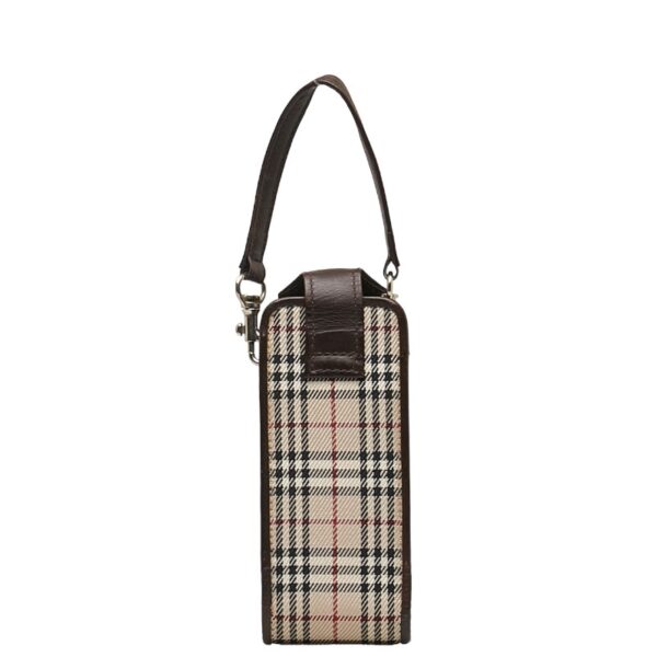 1 0140669 3 Burberry Nova Check Pouch Beige Multicolor