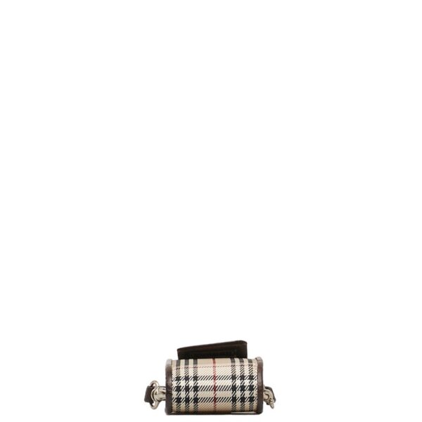 1 0140669 4 Burberry Nova Check Pouch Beige Multicolor