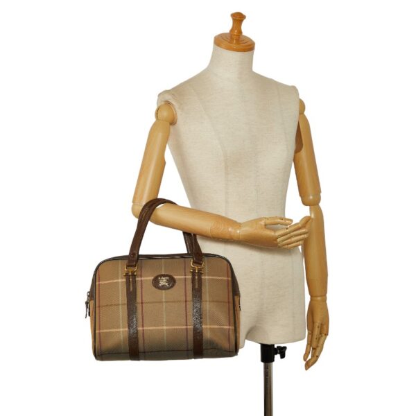 1 0140679 9 Burberry Check Mini Bag Khaki Brown