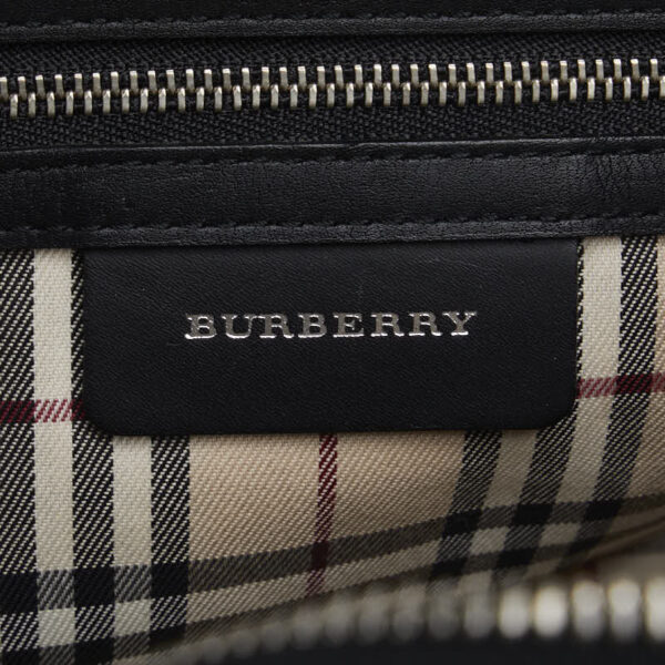 1 0141524 10 Burberry Nova Check Handbag Black