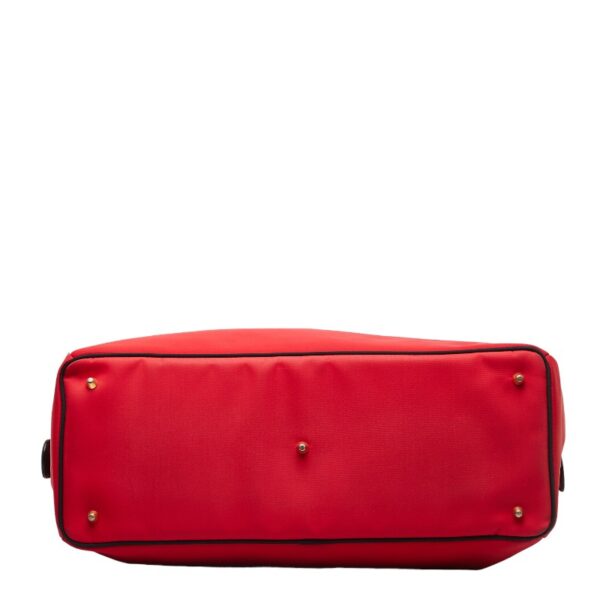 1 0143682 4 Burberry Nova Check Bag Nylon Red Multicolor