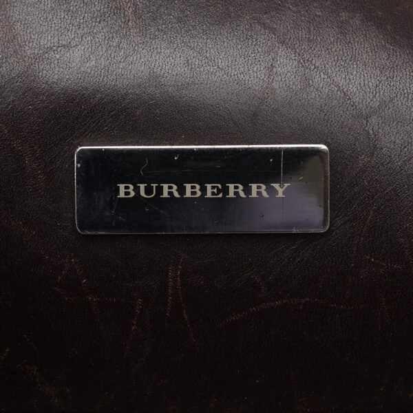 1 0144954 8 Burberry Nova Check Bag Bag Beige Brown