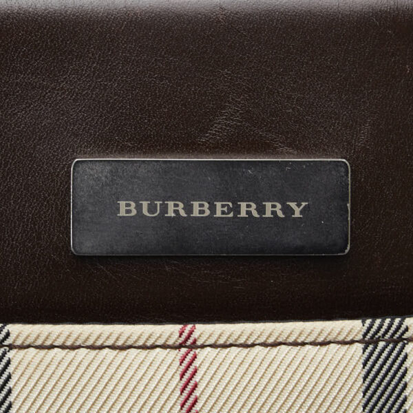 1 0144960 9 Burberry Nova Check Tote Bag Handbag Beige Brown