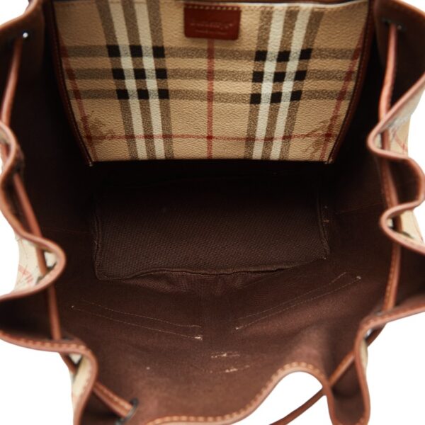 1 0145074 6 Burberry Nova Check Shadow Horse Backpack Beige