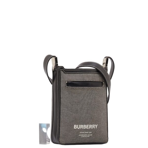 1 0149099 2 Burberry Mini Hosperry Crossbody Shoulder Bag Black Black