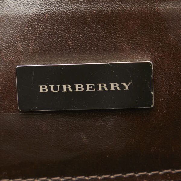 1 0152103 8 Burberry Nova Check Tote Bag Beige Brown