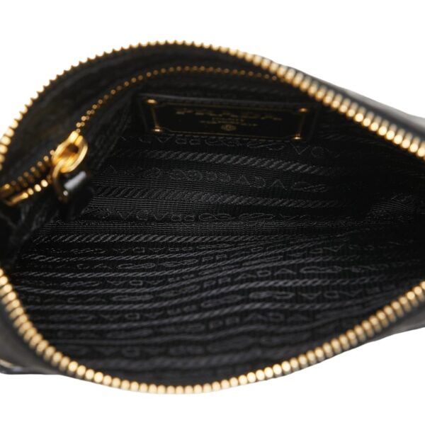 1 0153512 11 Prada Nylon 2WAY Shoulder Bag Black