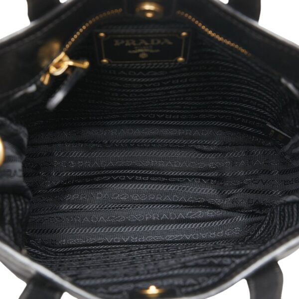 1 0153512 6 Prada Nylon 2WAY Shoulder Bag Black