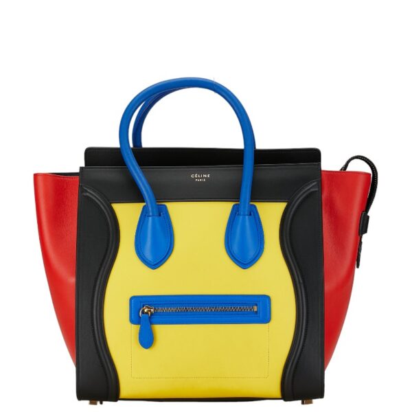 1 0154534 1 Celine Luggage Mini Shopper Tote Bag Multicolor