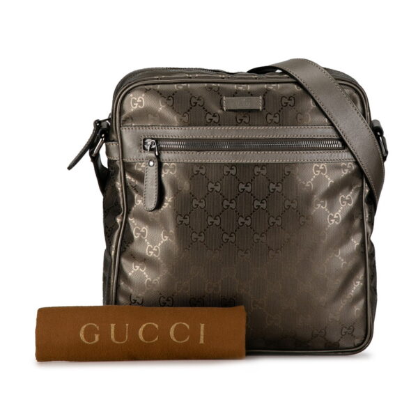 1 0156165 10 Gucci GG Implement Crossbody Shoulder Bag Black