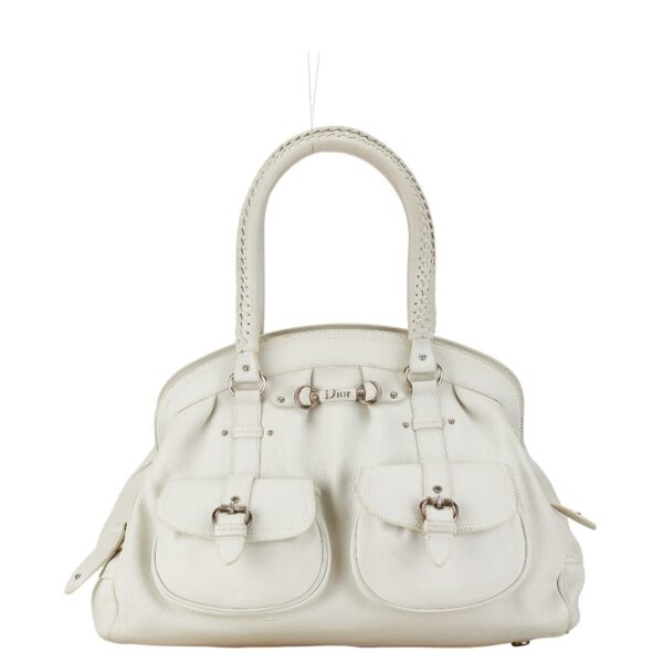 1 0156172 1 Dior Tote Bag White