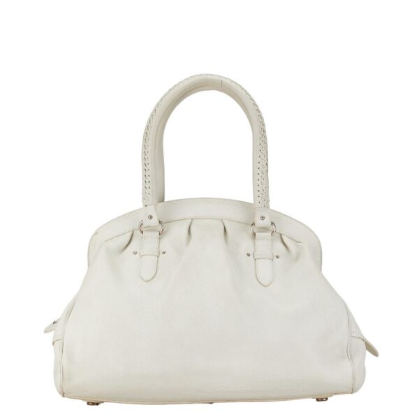 1 0156172 3 Dior Tote Bag White