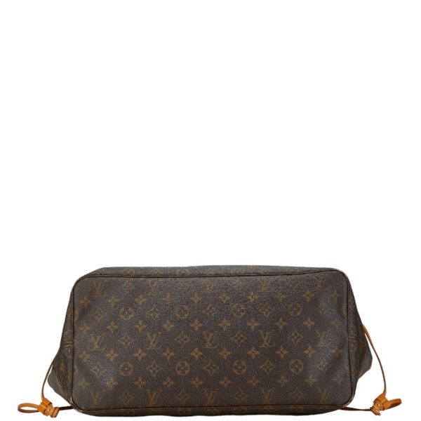 1 0156654 4 Louis Vuitton Monogram Neverfull GM Tote Bag Brown