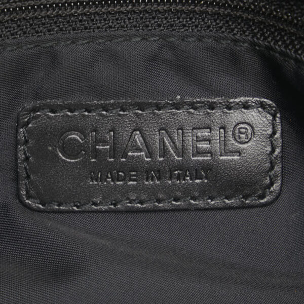 1 0156934 9 Chanel Line Tote Bag Black