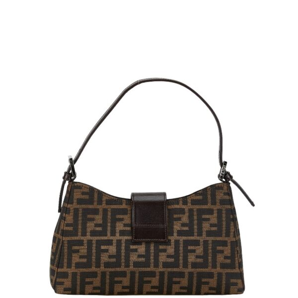 1 0157561 3 Fendi Zucca One Shoulder Bag Brown