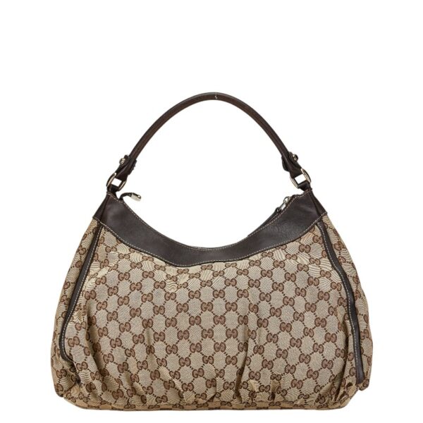 1 0157727 3 Gucci GG Abbey One Shoulder Bag Brown