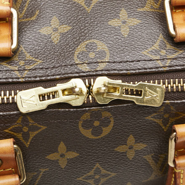 1 0157814 6 Louis Vuitton Monogram Keepall Bandouliere 45 Bag Brown